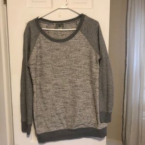 Gray 100% wool sweater